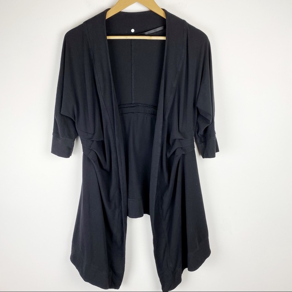 Lululemon Namaste Wrap Cardigan Black Size 6